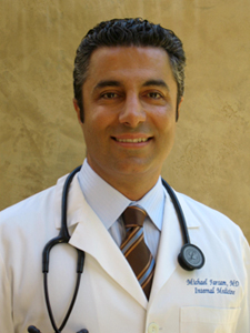 Dr. Michael Farzam, MD, board-certified urgent care home visit doctor serving Los Angeles